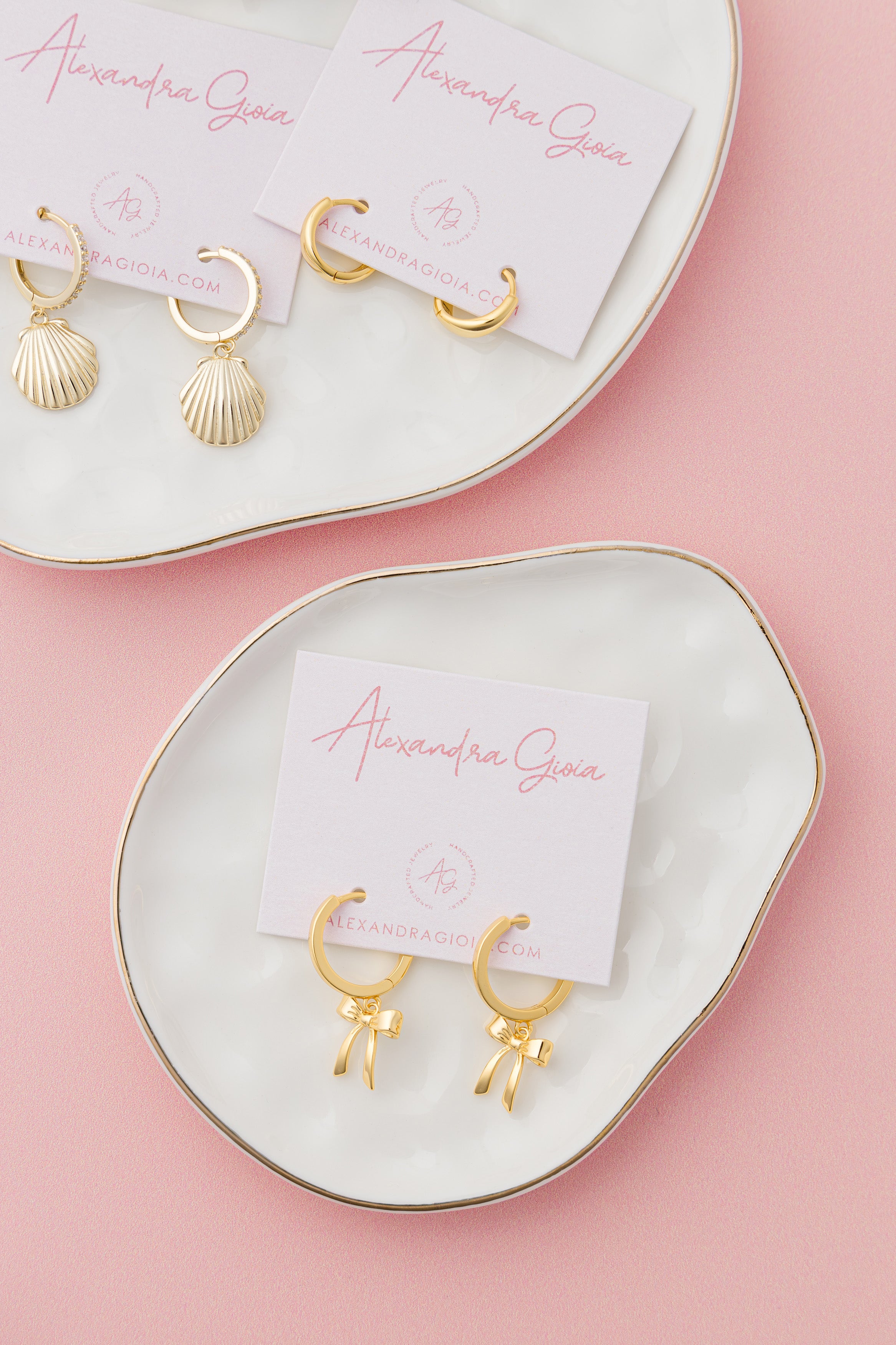 Seashell Huggie Earrings