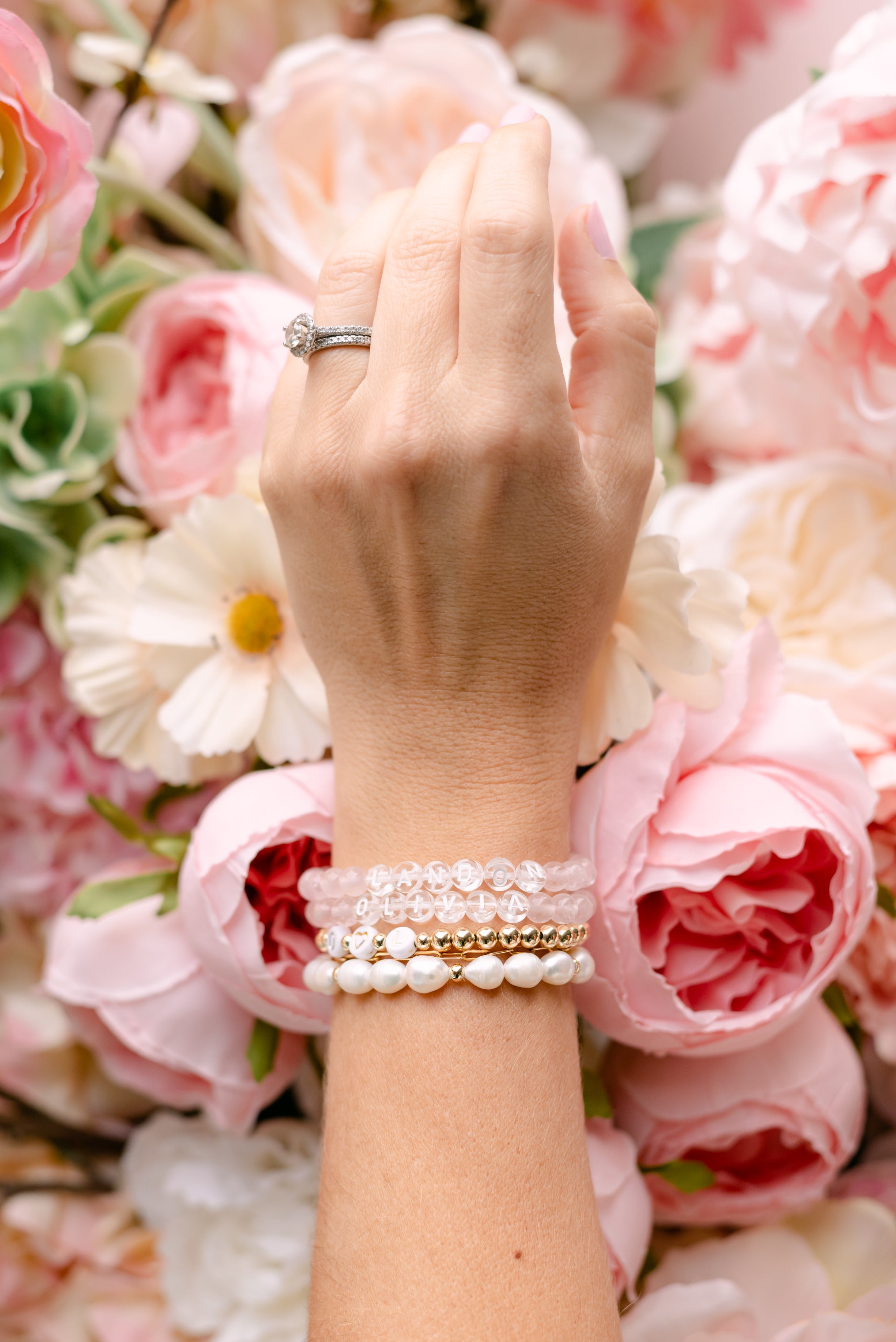 Stackable Pearl Bracelets