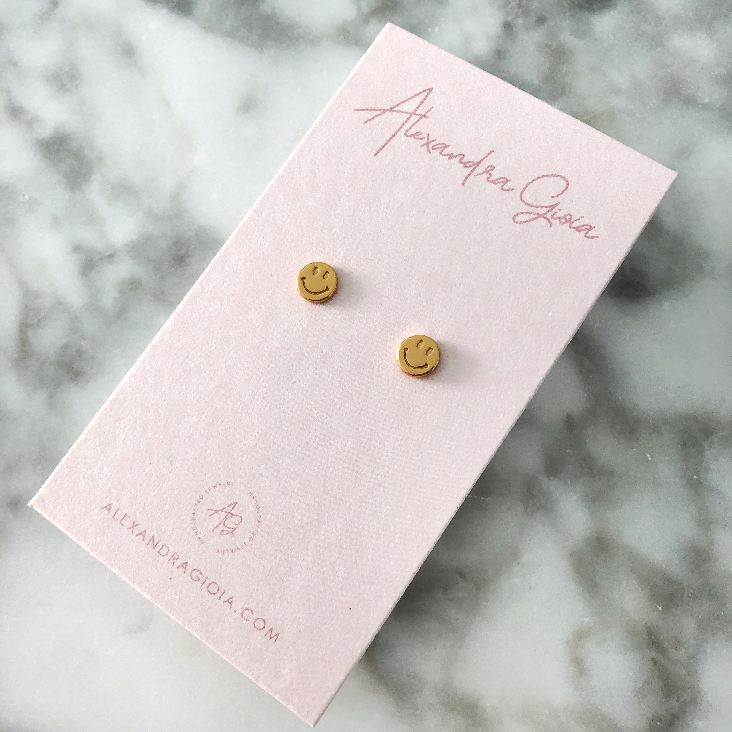 Smiley Stud Earrings