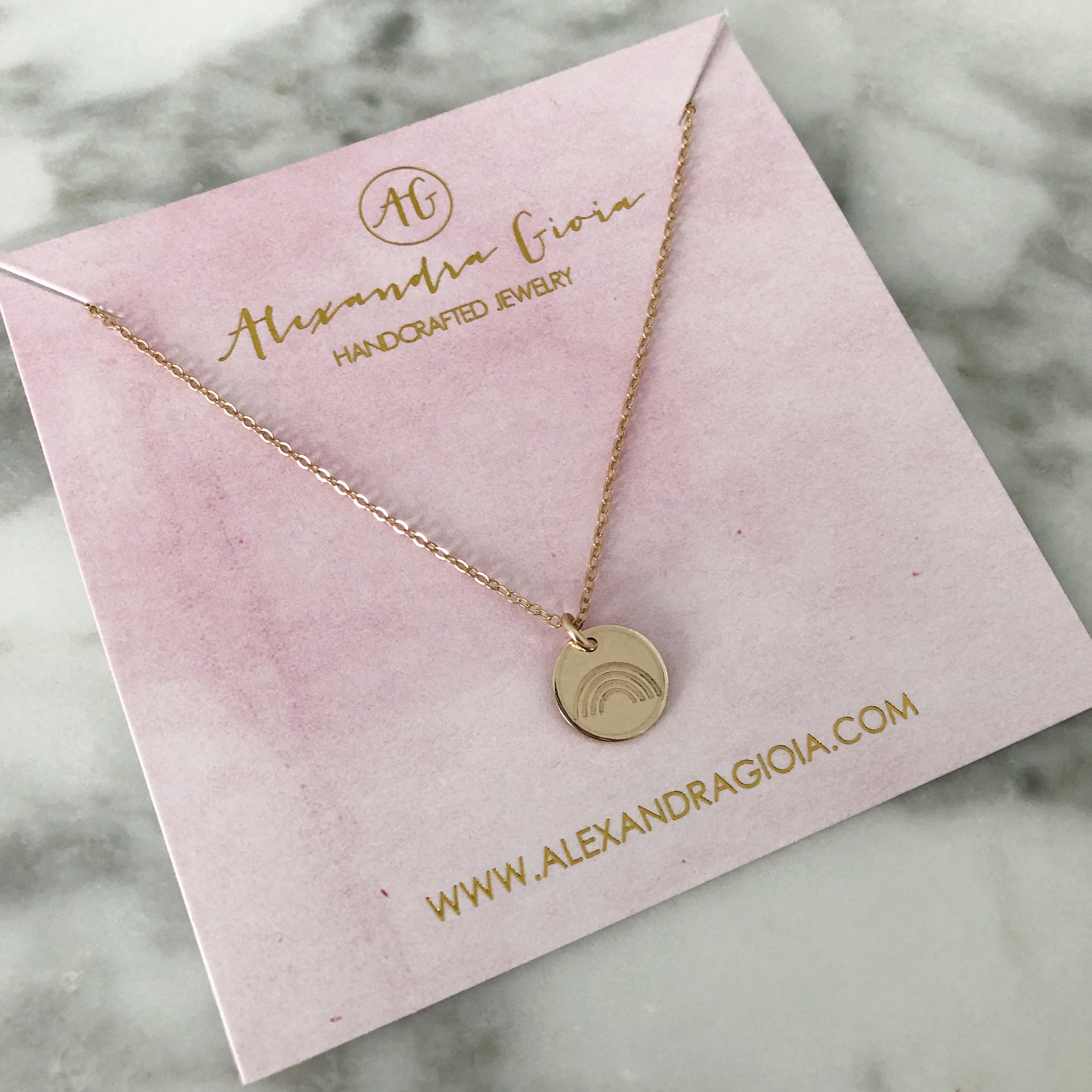 Gold Filled Charm Necklace