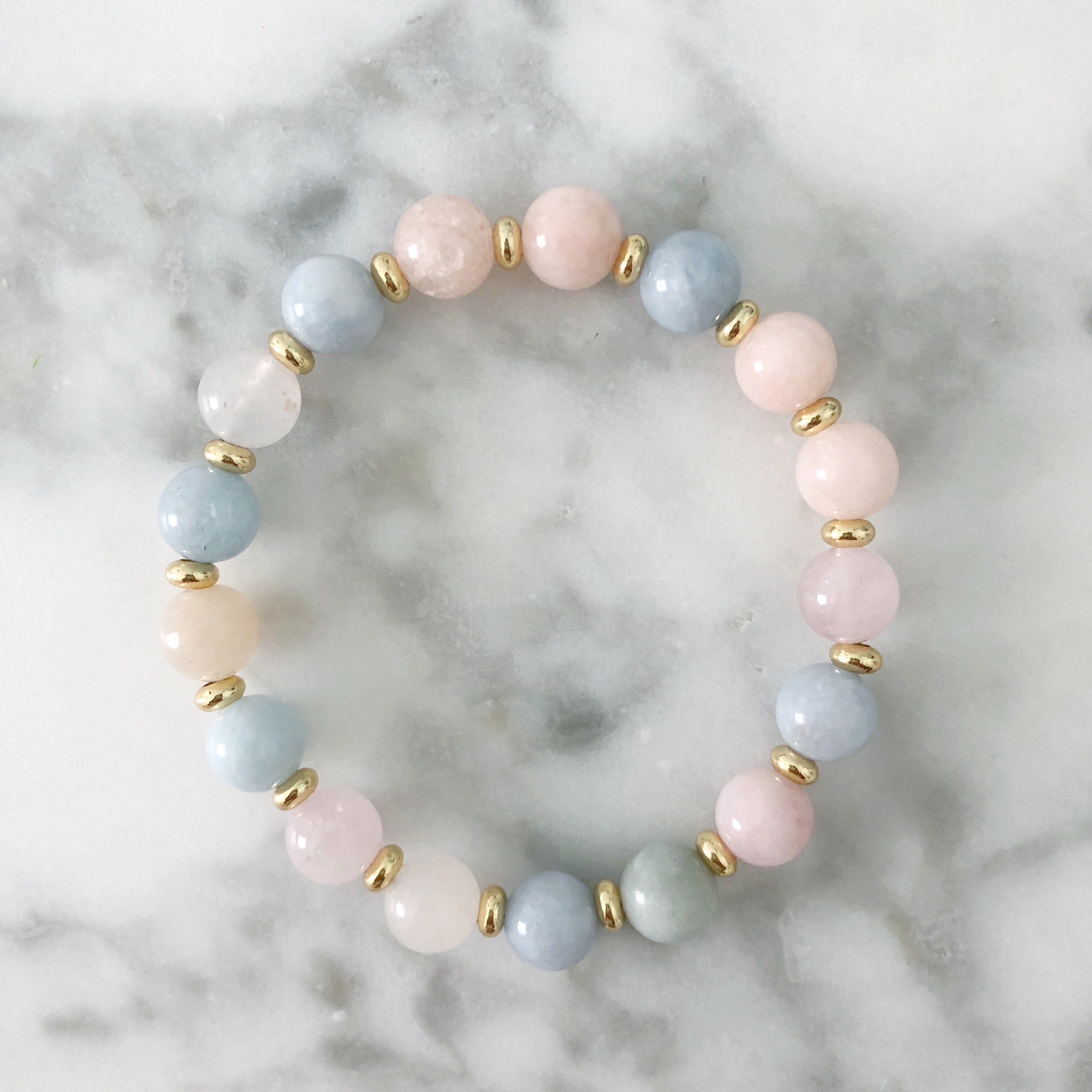 Stackable Bracelet | Morganite