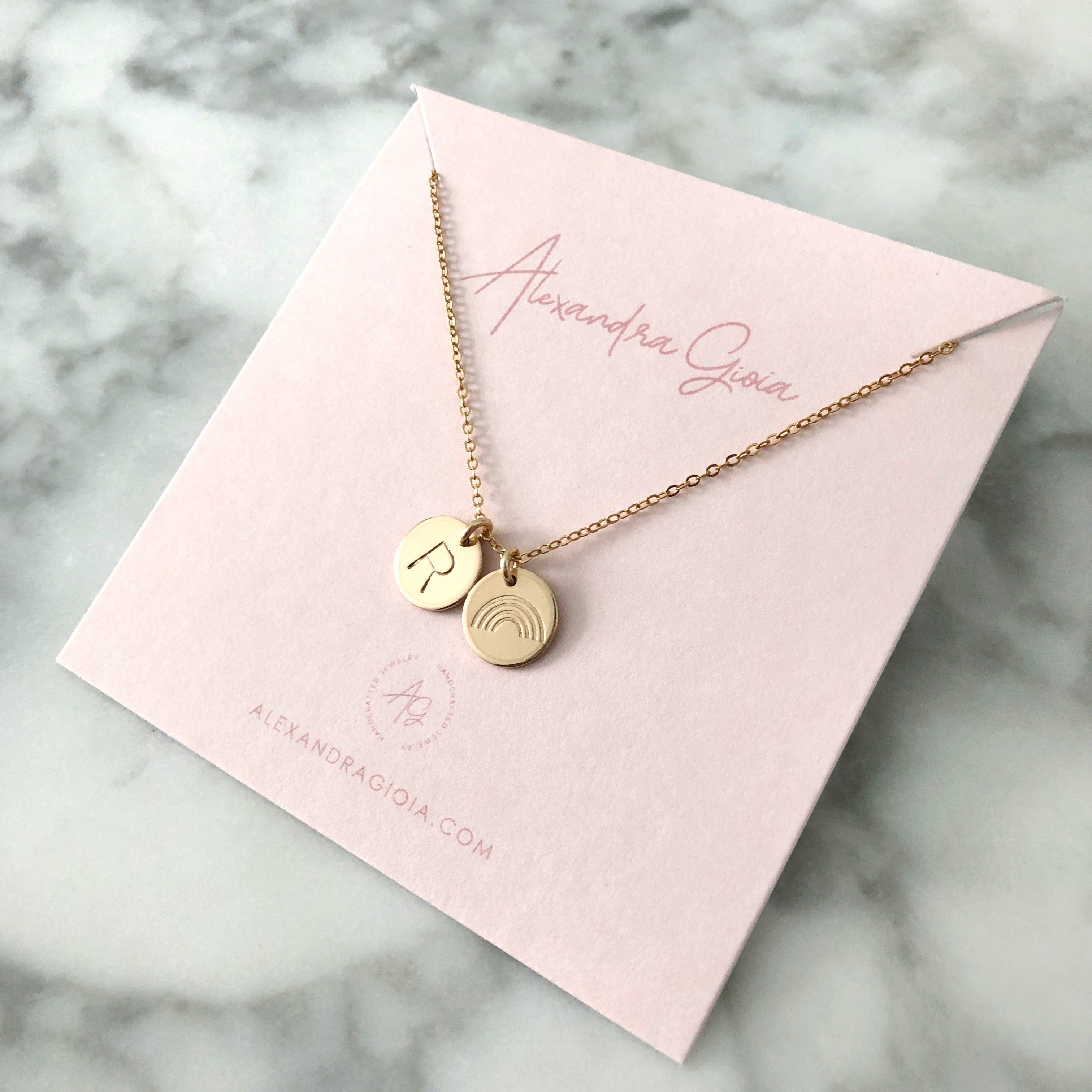 Gold Filled Charm Necklace